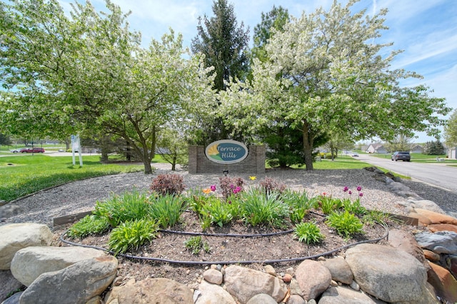 3605 Terrace Hills Ln, Jackson, MI 49203 - community / neighborhood sign with a lawn