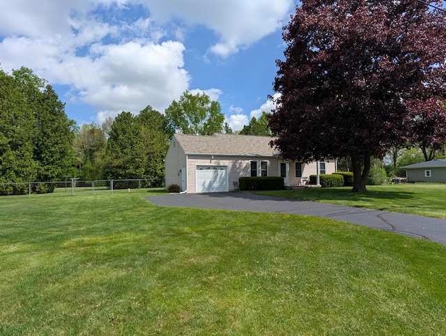 view of front of house with an attached garage and driveway