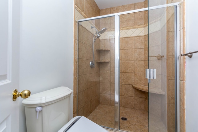 685 Dornoch Dr, Ann Arbor, MI 48103 - bathroom with a stall shower and toilet