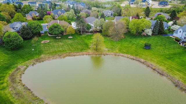 685 Dornoch Dr, Ann Arbor, MI 48103 - aerial perspective of suburban area with a large body of water