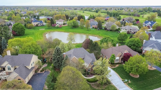 685 Dornoch Dr, Ann Arbor, MI 48103 - aerial view of residential area featuring a nearby body of water