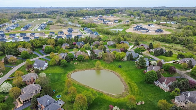 685 Dornoch Dr, Ann Arbor, MI 48103 - aerial overview of property's location with nearby suburban area and a large body of water
