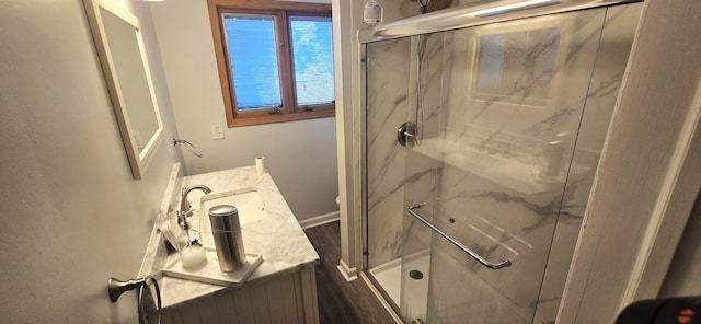 9608 Mercedes, Redford, MI 48239 - full bathroom with a marble finish shower and vanity