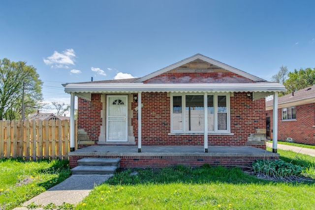 11580 Findlay St, Detroit, MI 48205 - bungalow with a porch and brick siding