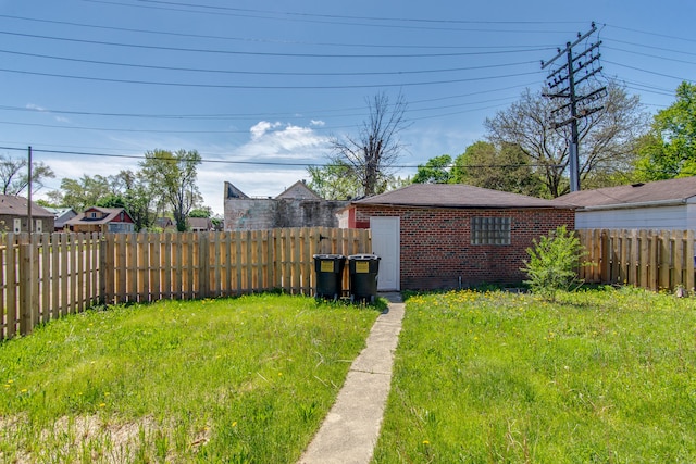 11580 Findlay St, Detroit, MI 48205 - view of yard