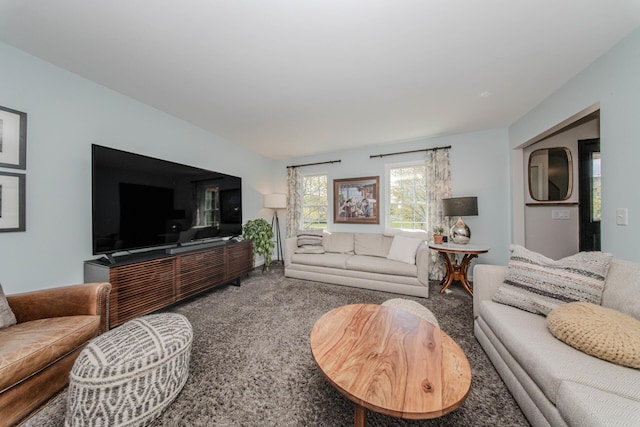 2142 Spring Ridge Dr, Ann Arbor, MI 48103 - living area with carpet flooring