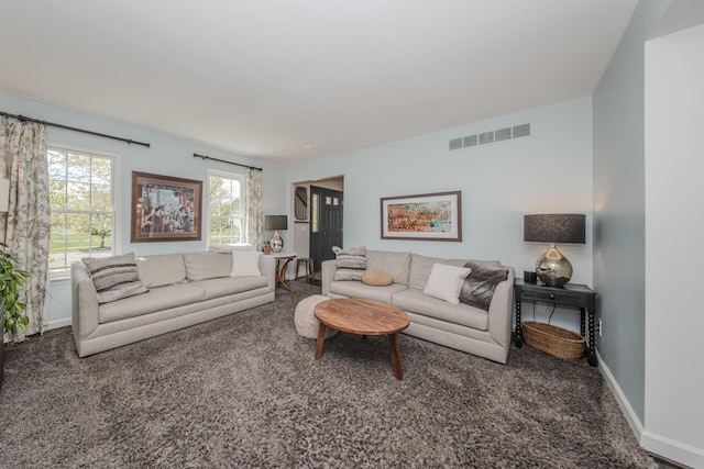 2142 Spring Ridge Dr, Ann Arbor, MI 48103 - living room with carpet and baseboards