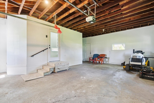 1431 E Oliver St, Owosso, MI 48867 - garage with a garage door opener