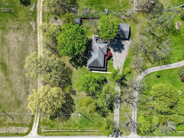view from above of property