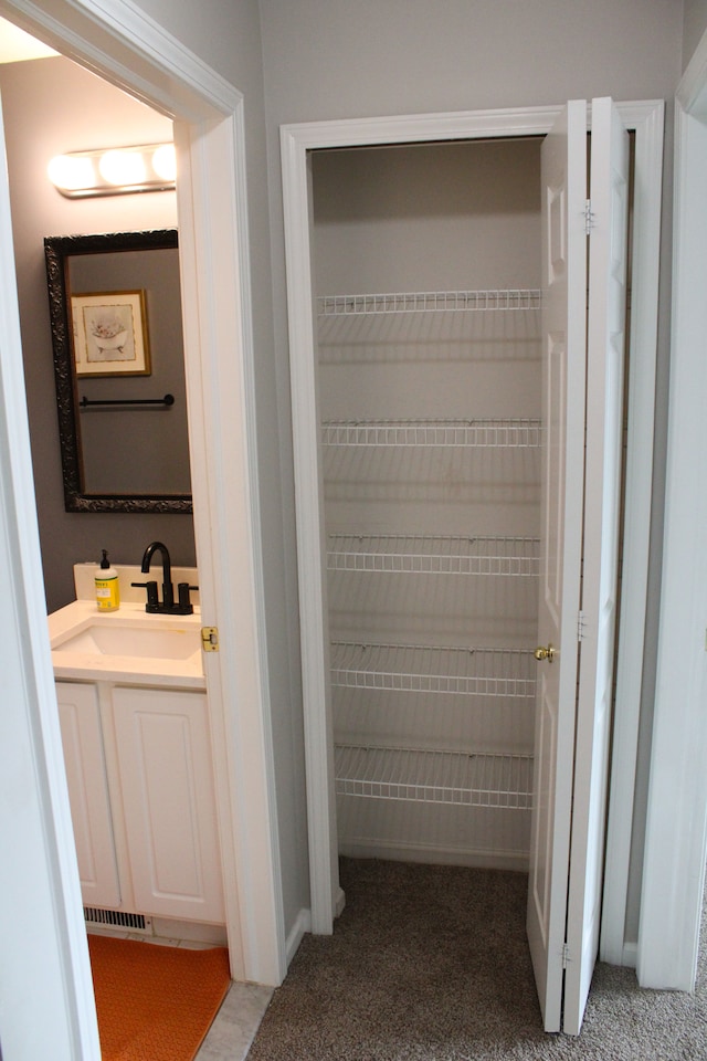 414 Old Pine Way Unit 136, Walled Lake, MI 48390 - closet featuring a sink