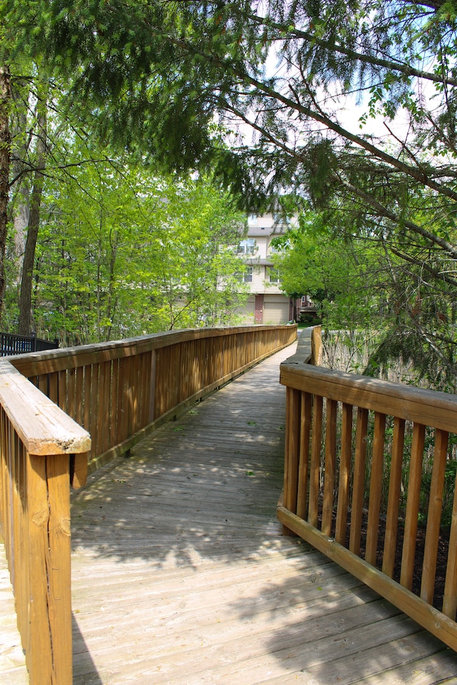 414 Old Pine Way Unit 136, Walled Lake, MI 48390 - view of deck