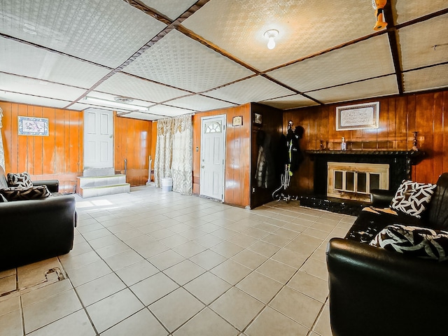 8320 Nightingale St, Dearborn Heights, MI 48127 - common area featuring wooden walls