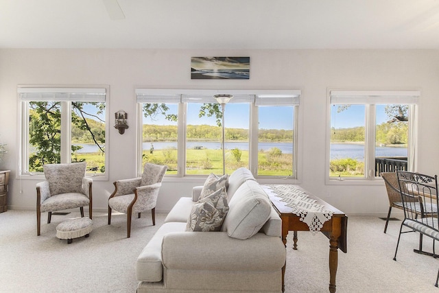 9458 Edwin Markham Rd, Brooklyn, MI 49230 - sunroom with a water view