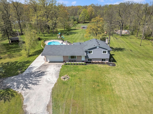 9703 Tower Rd, South Lyon, MI 48178 - aerial view of property and surrounding area