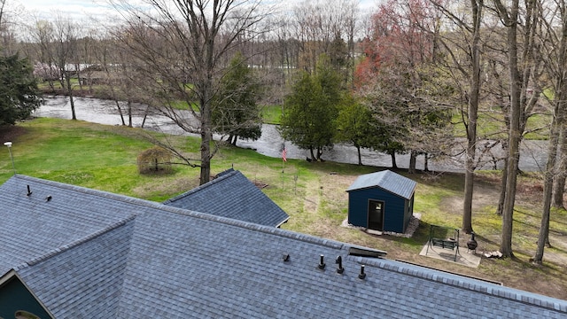 8869 E Hawley Rd, Hesperia, MI 49421 - drone / aerial view of a nearby body of water