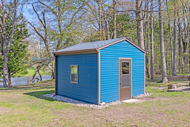 8869 E Hawley Rd, Hesperia, MI 49421 - view of shed