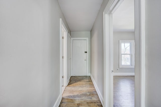 18613 Santa Rosa Dr, Detroit, MI 48221 - hall featuring wood finished floors and baseboards