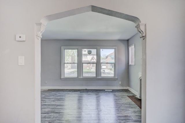 18644 Santa Rosa Dr, Detroit, MI 48221 - empty room featuring wood finished floors and baseboards