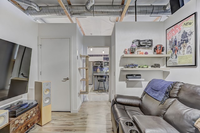 111 N Main St Unit 209, Royal Oak, MI 48067 - living area with wood finished floors