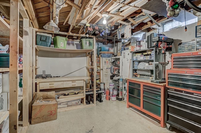 view of storage