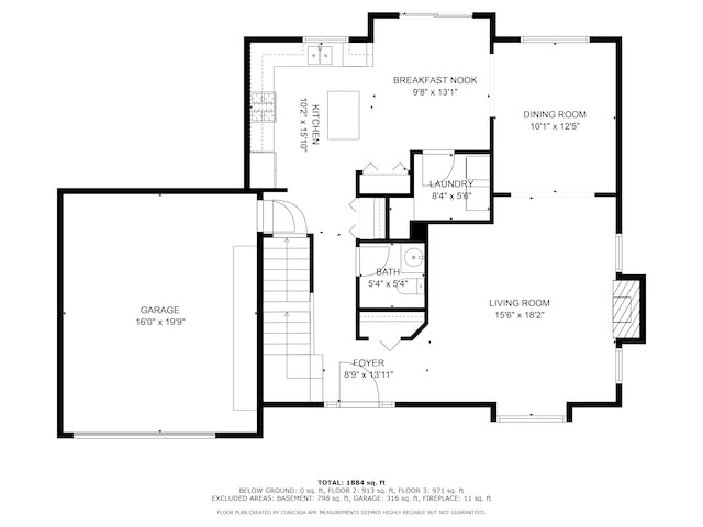 137 Donna, Waterford, MI 48327 - room layout