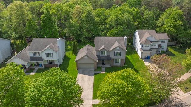 137 Donna, Waterford, MI 48327 - view from above of property