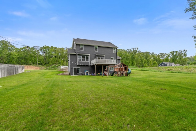 2034 Sienna St, Kalamazoo, MI 49009 - back of property featuring a deck