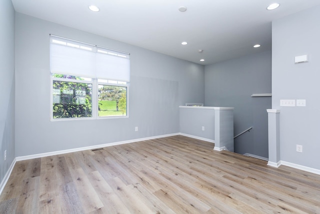 951 Barclay Cir Unit 48, Rochester Hills, MI 48307 - empty room with recessed lighting, wood finished floors, and baseboards