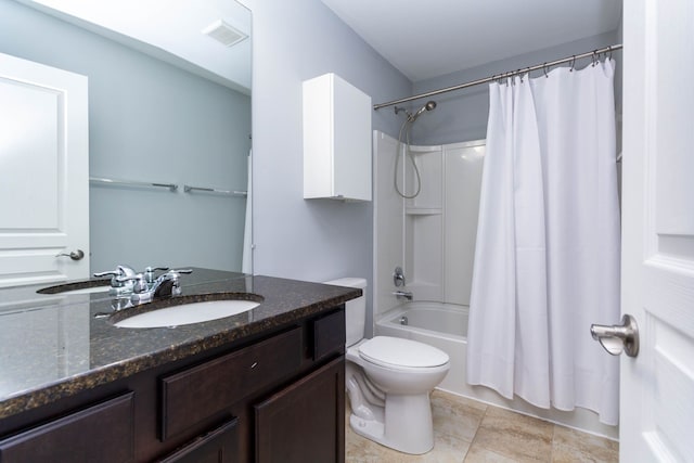 951 Barclay Cir Unit 48, Rochester Hills, MI 48307 - full bath with vanity, shower / bath combo, and toilet