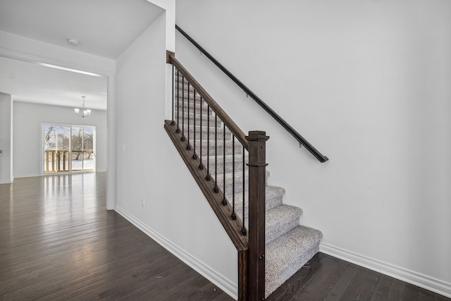 20859 Hasenclever Dr, South Lyon, MI 48178 - staircase with wood finished floors and baseboards