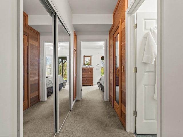 7111 Tucker Rd, Holly, MI 48442 - hallway featuring light colored carpet
