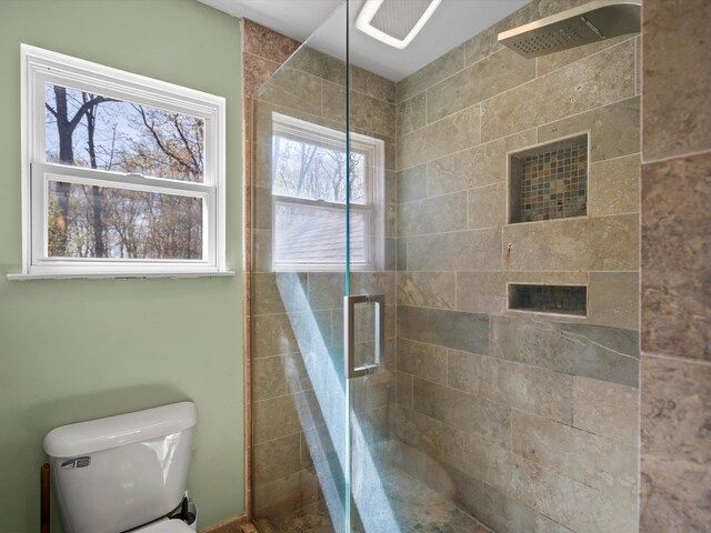 7111 Tucker Rd, Holly, MI 48442 - full bathroom featuring a shower stall and toilet