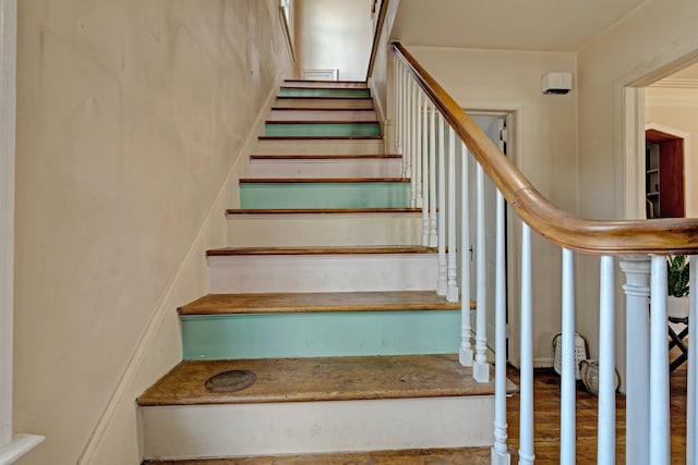 419 S State Rd, Davison, MI 48423 - stairs with wood finished floors
