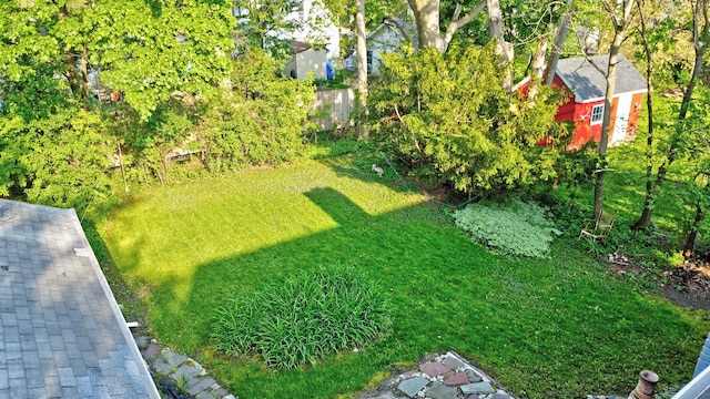 419 S State Rd, Davison, MI 48423 - view of grassy yard featuring an outbuilding
