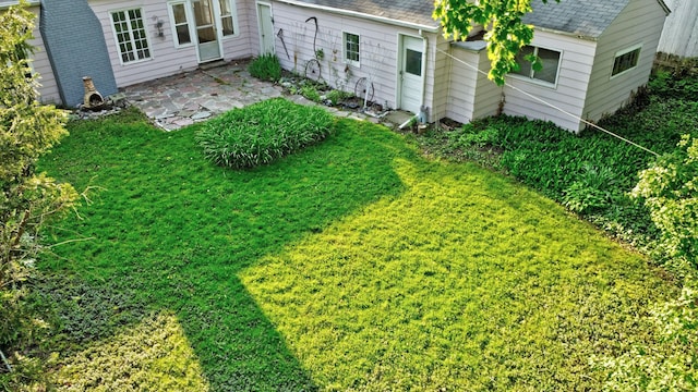 419 S State Rd, Davison, MI 48423 - view of grassy yard featuring a patio area