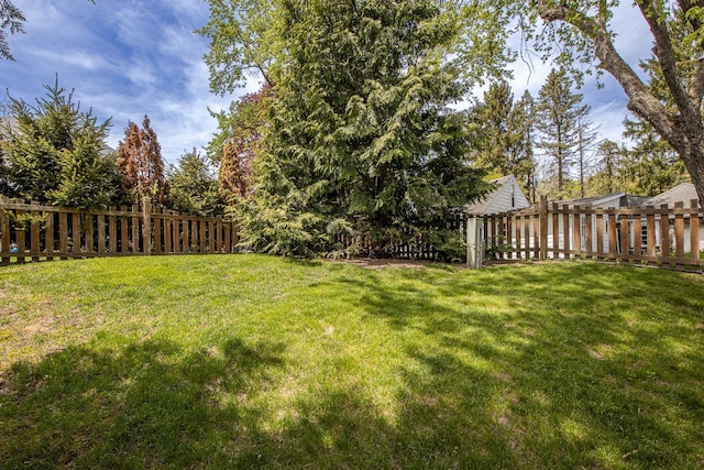 view of yard