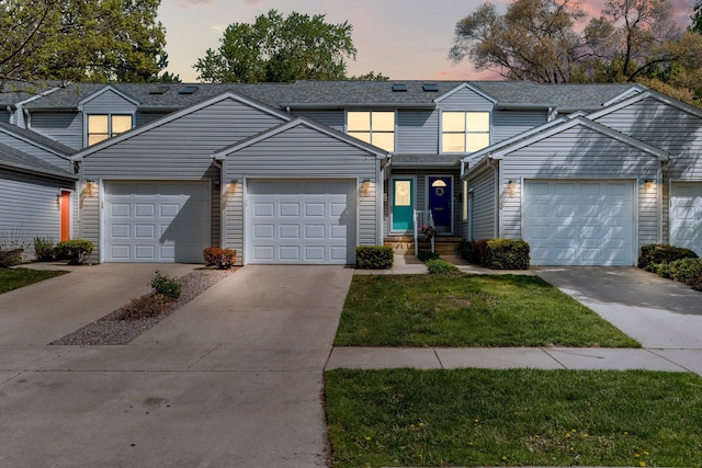 363 Vester St, Ferndale, MI 48220 - view of front of home featuring driveway, a front yard, and roof with shingles