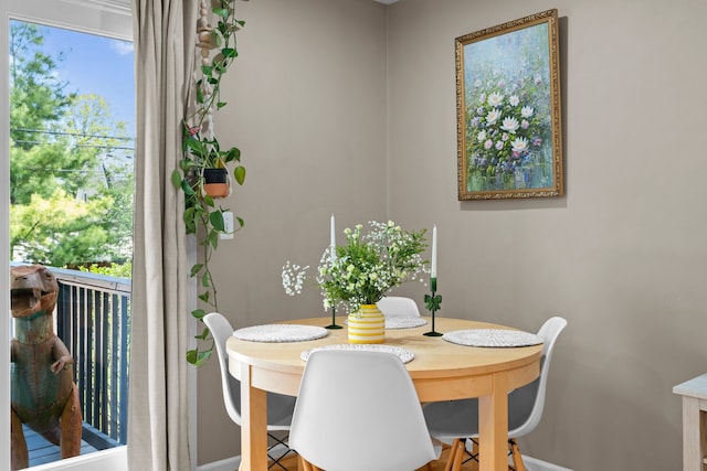363 Vester St, Ferndale, MI 48220 - dining area featuring healthy amount of natural light and baseboards