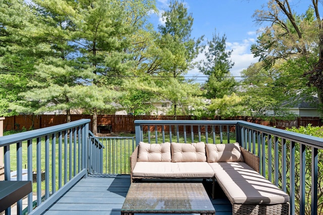 363 Vester St, Ferndale, MI 48220 - deck with an outdoor hangout area