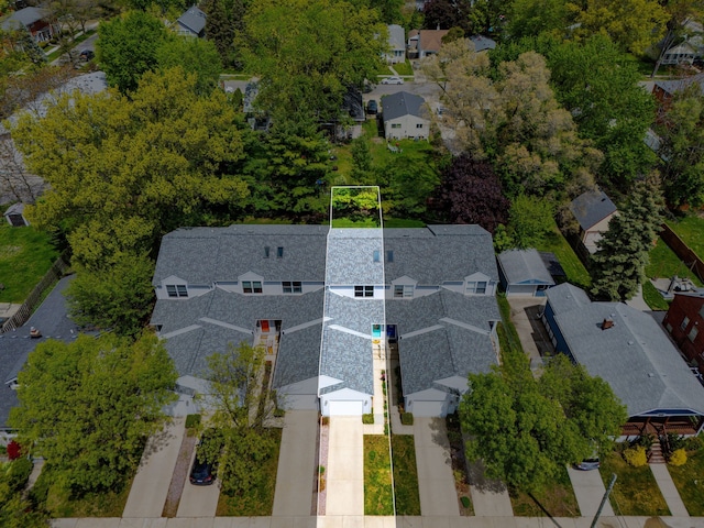 363 Vester St, Ferndale, MI 48220 - aerial perspective of suburban area featuring property boundaries highlighted