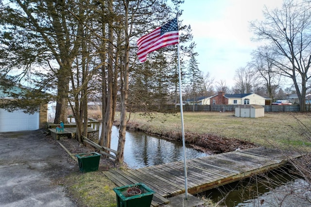1090 Sunset Dr, Holly, MI 48442 - dock with a water view