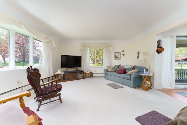 3683 Elmwood, Vassar, MI 48768 - living area with carpet
