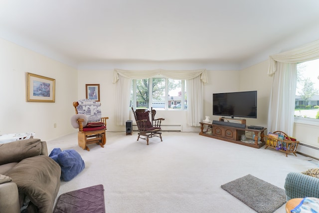 3683 Elmwood, Vassar, MI 48768 - living room with carpet