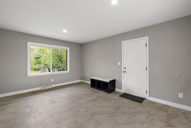 1090 S Williams Lake Rd, White Lake, MI 48386 - spare room with baseboards and recessed lighting
