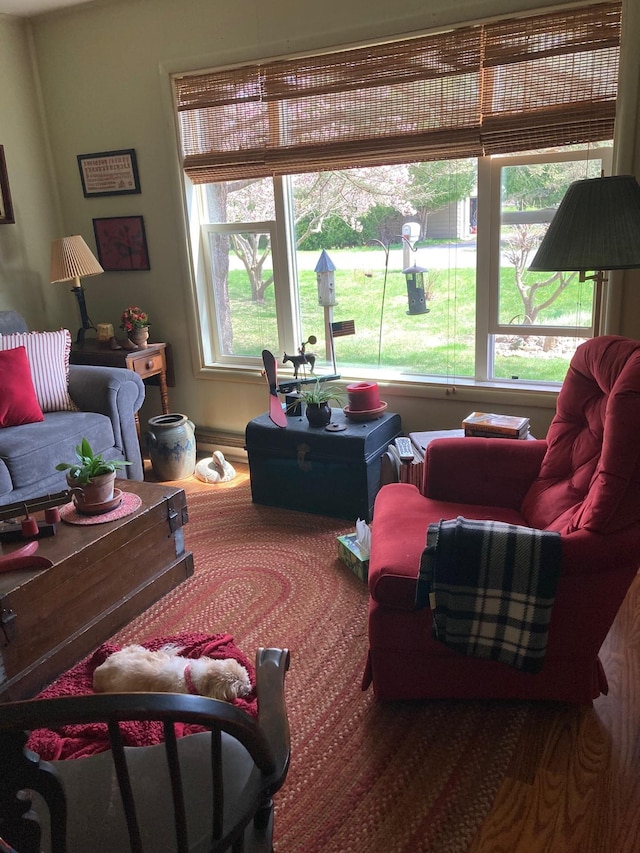 view of living area