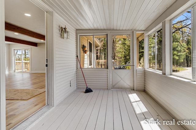3339 N Weber Rd, Muskegon, MI 49445 - unfurnished sunroom with plenty of natural light