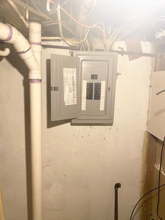 1622 Barbara Dr, Flint, MI 48504 - utility room with electric panel