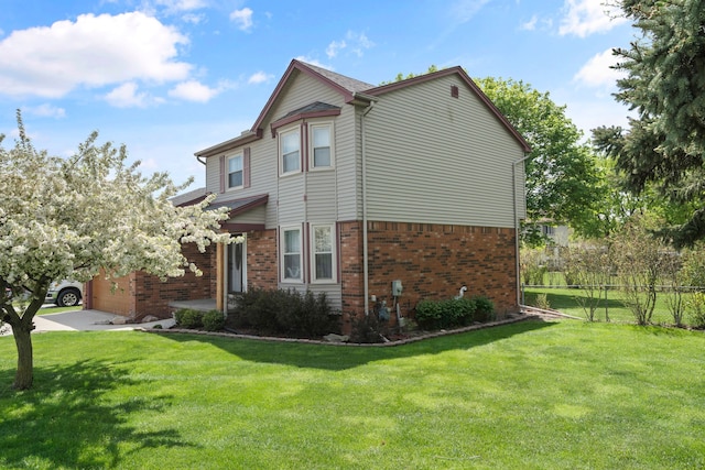50631 Newcastle Dr, Chesterfield, MI 48047 - view of property exterior with brick siding