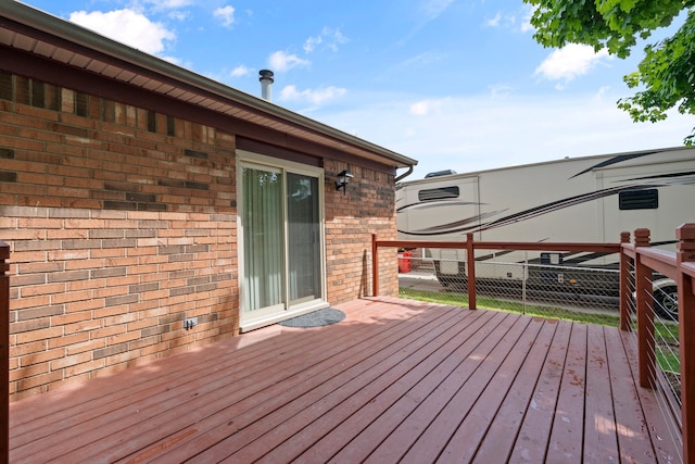 50631 Newcastle Dr, Chesterfield, MI 48047 - view of wooden terrace