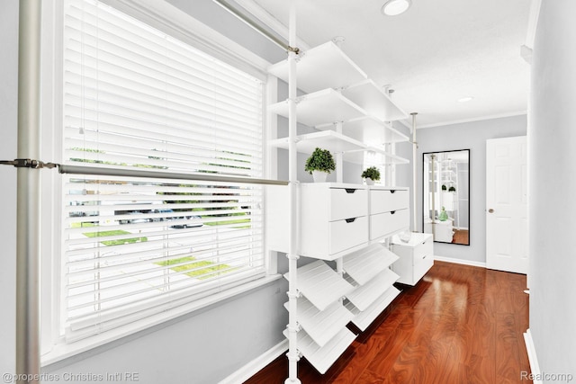 1700 Maddy Ln, Keego Harbor, MI 48320 - spacious closet with wood finished floors